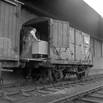 Railway sidings outside Finsbury works,1952